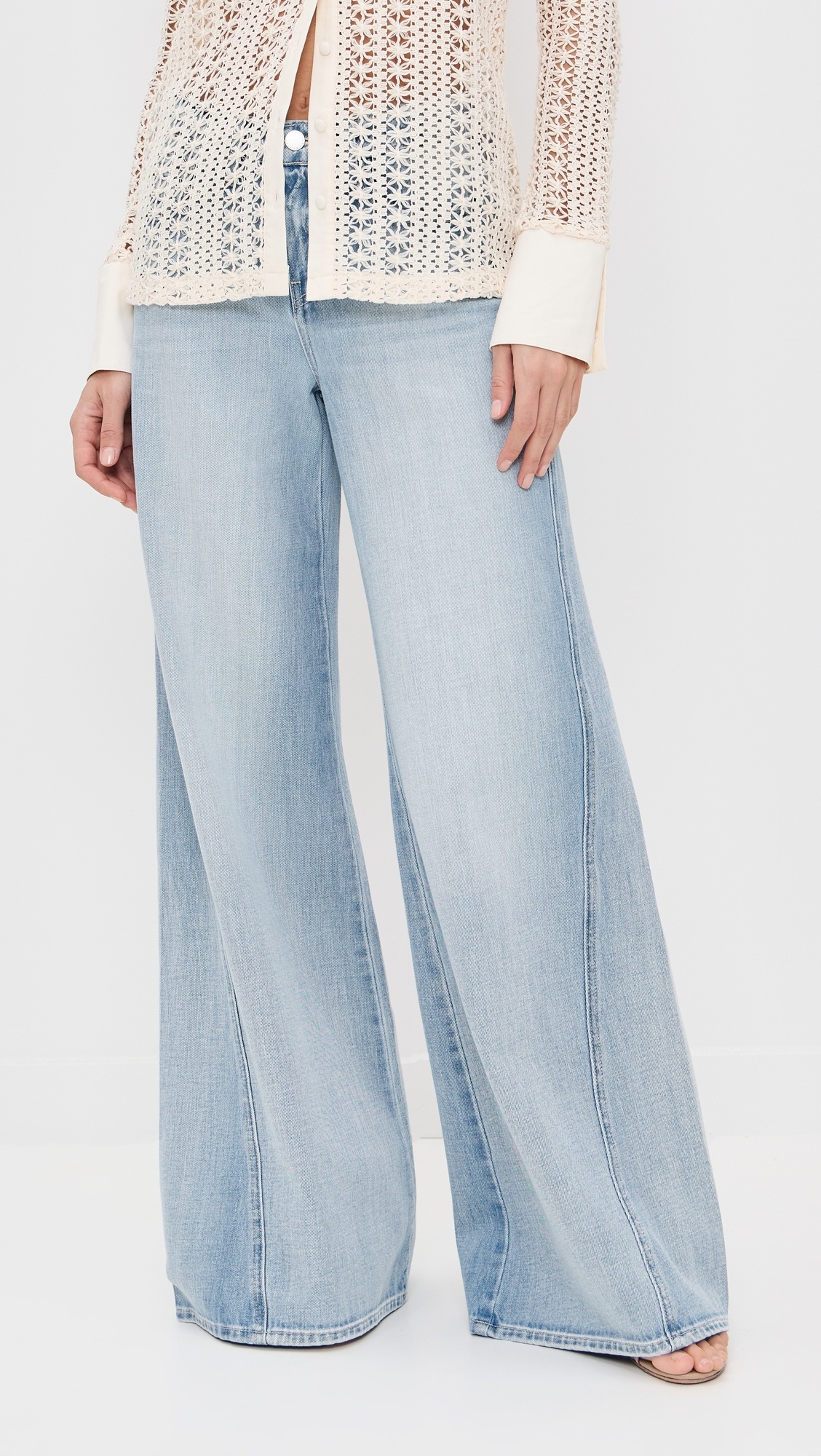 Beau T-Seam Wide Leg Jeans - 6