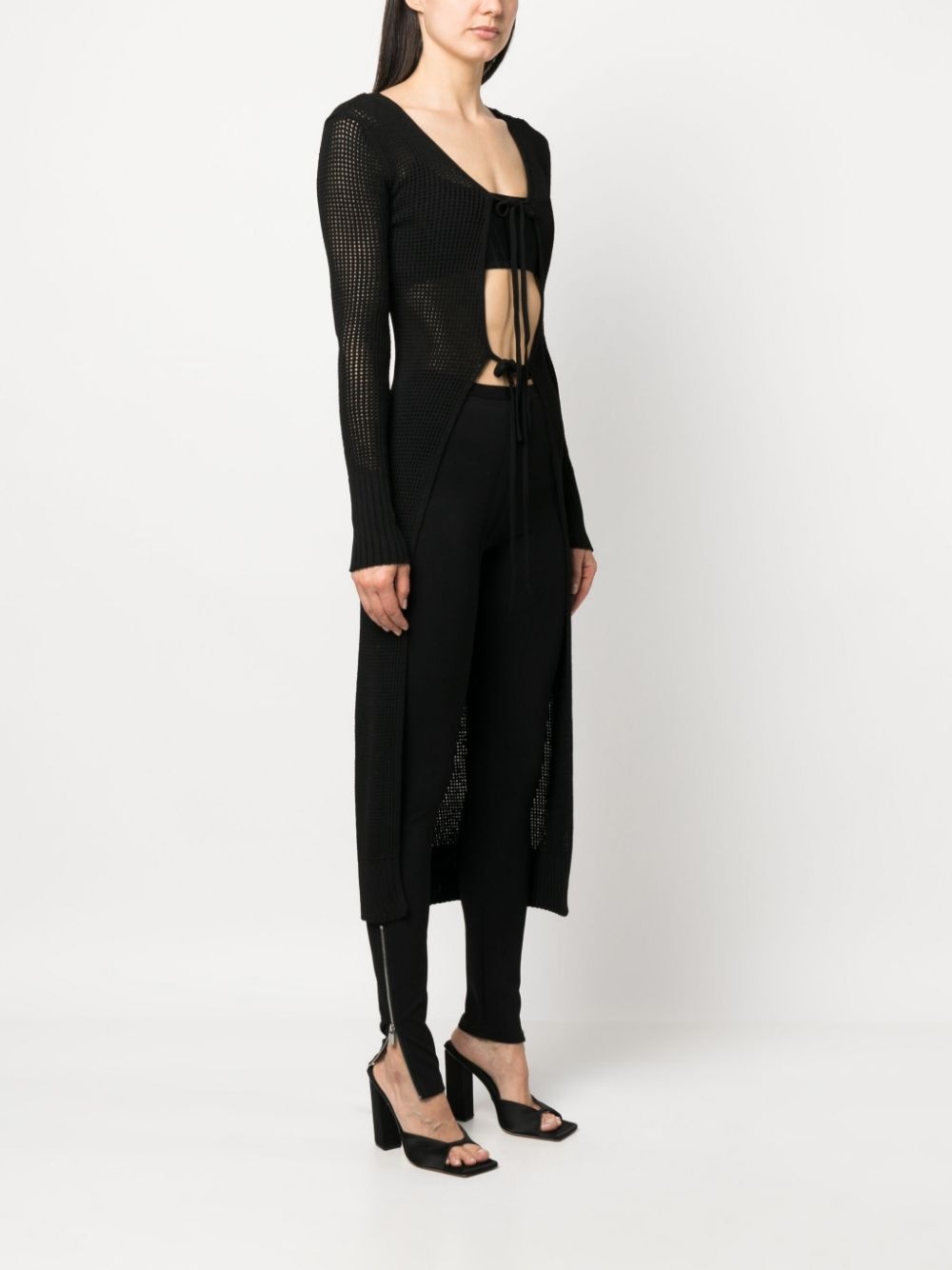 Knit long cardigan - 3