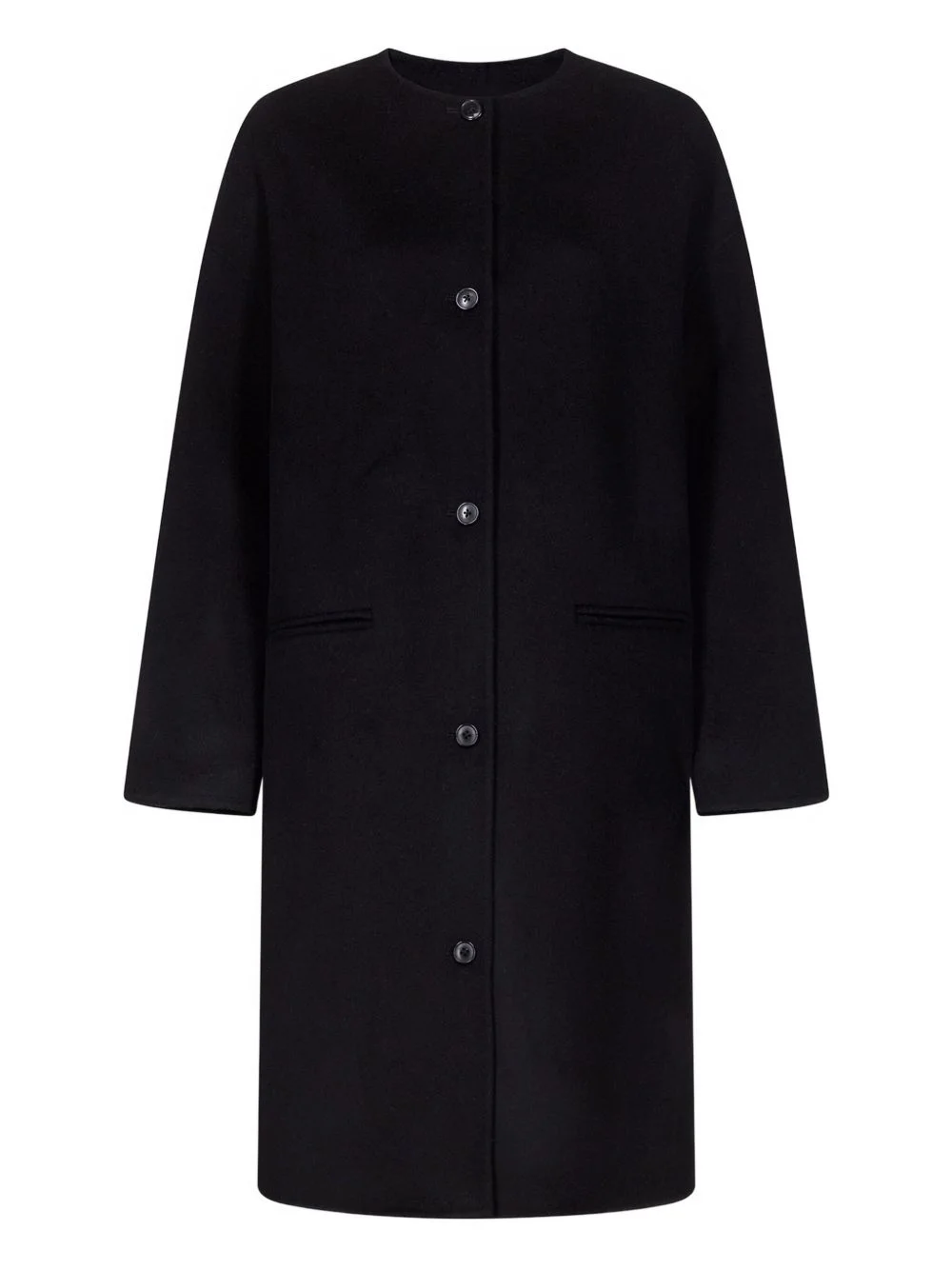 KERRY collarless coat - 1
