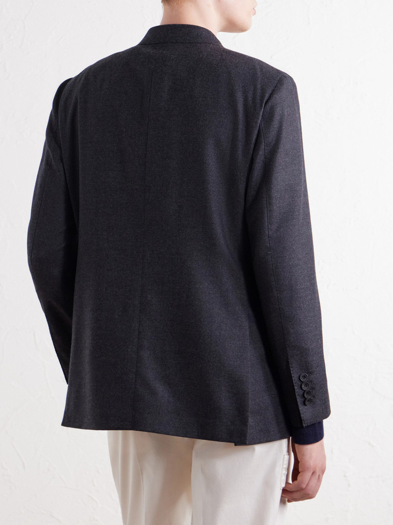 Double-Breasted Virgin Wool-Twill Blazer 4