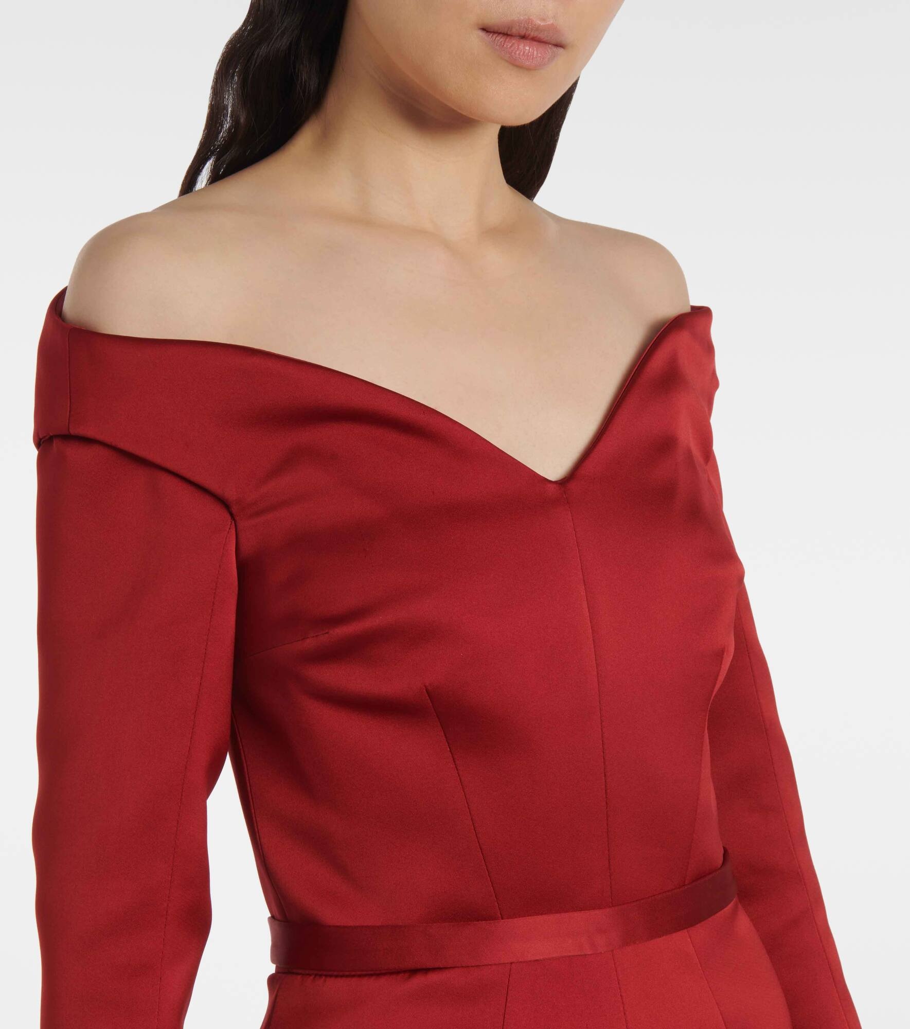 Asuman off-shoulder midi dress - 4