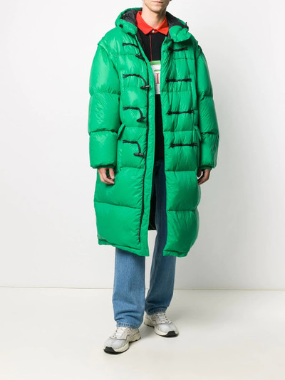 MSGM oversized puffer coat outlook