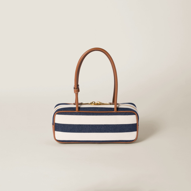 Beau canvas and leather bag 4