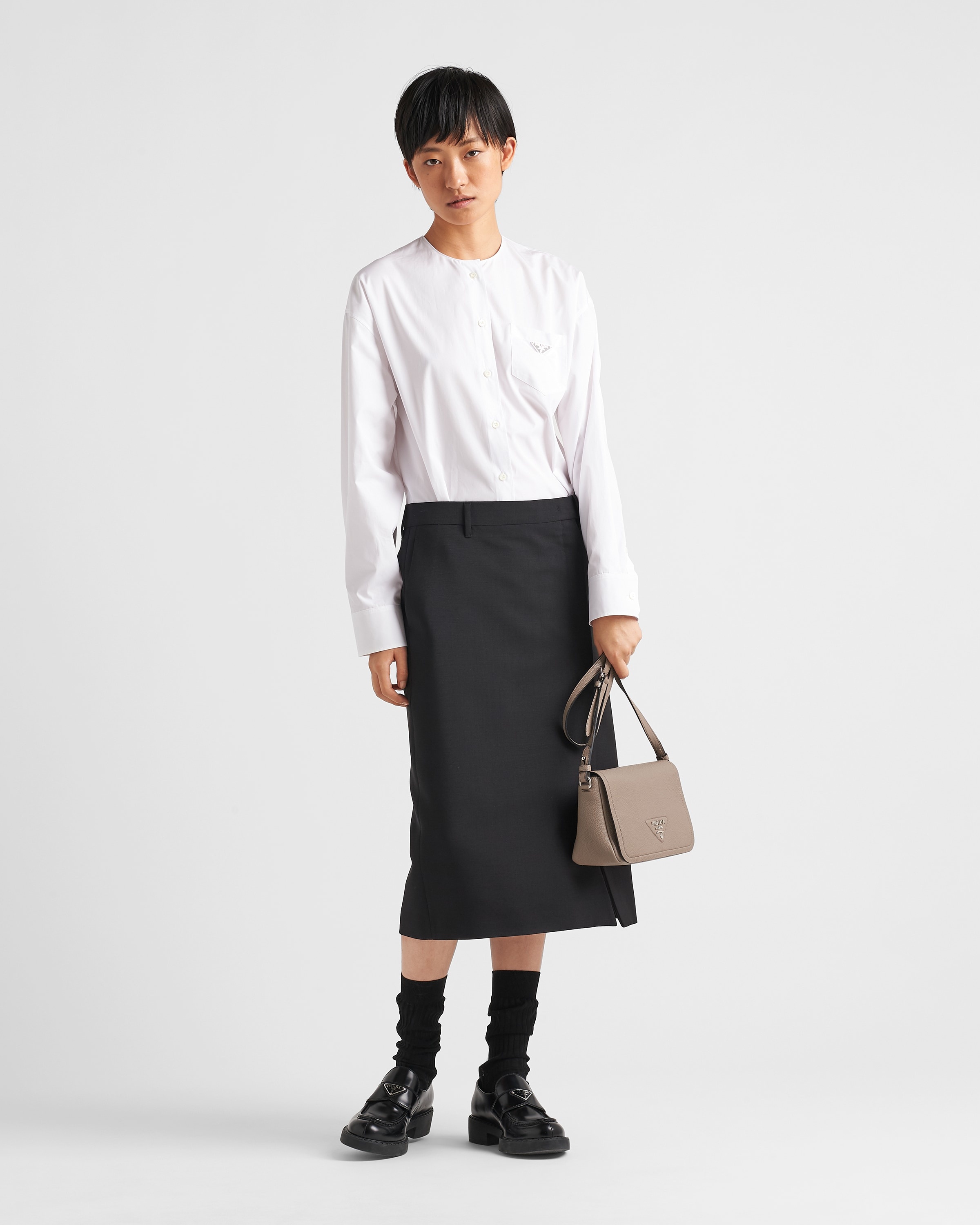 Leather shoulder bag - 8