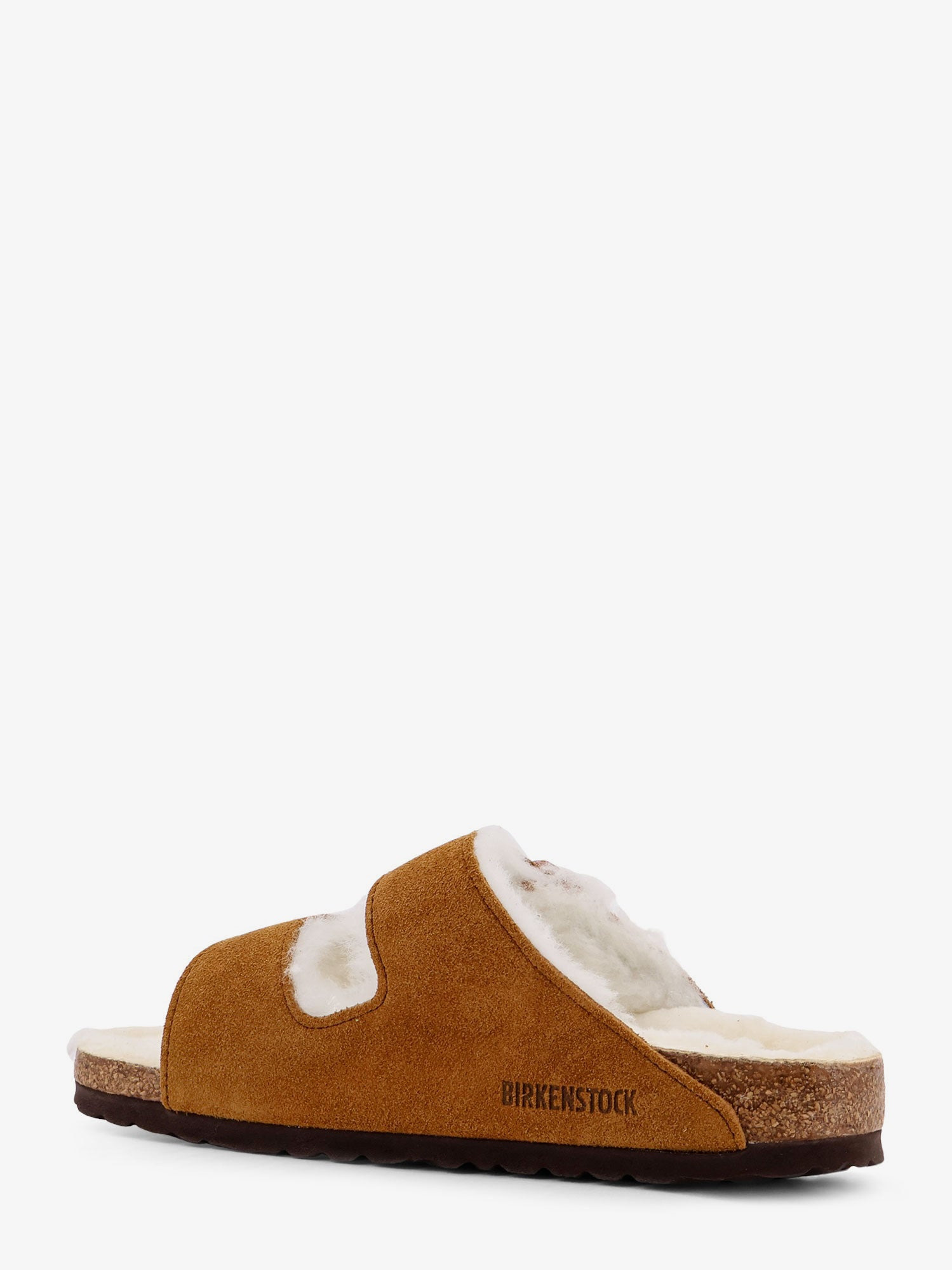 Arizona Shearling Suede Sandals - 3