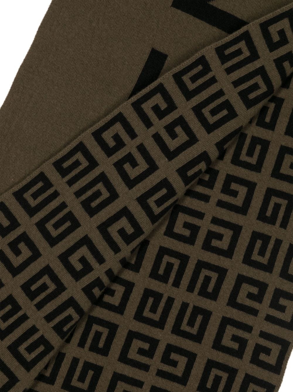 reversible logo-intarsia scarf - 3