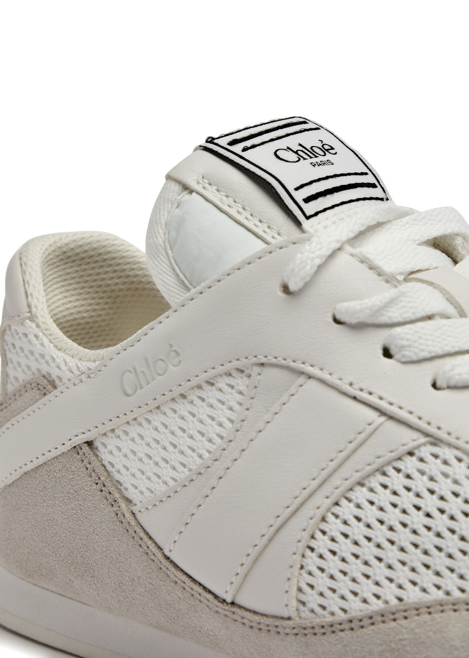 Chloe Kick Panelled Mesh Sneakers - 4