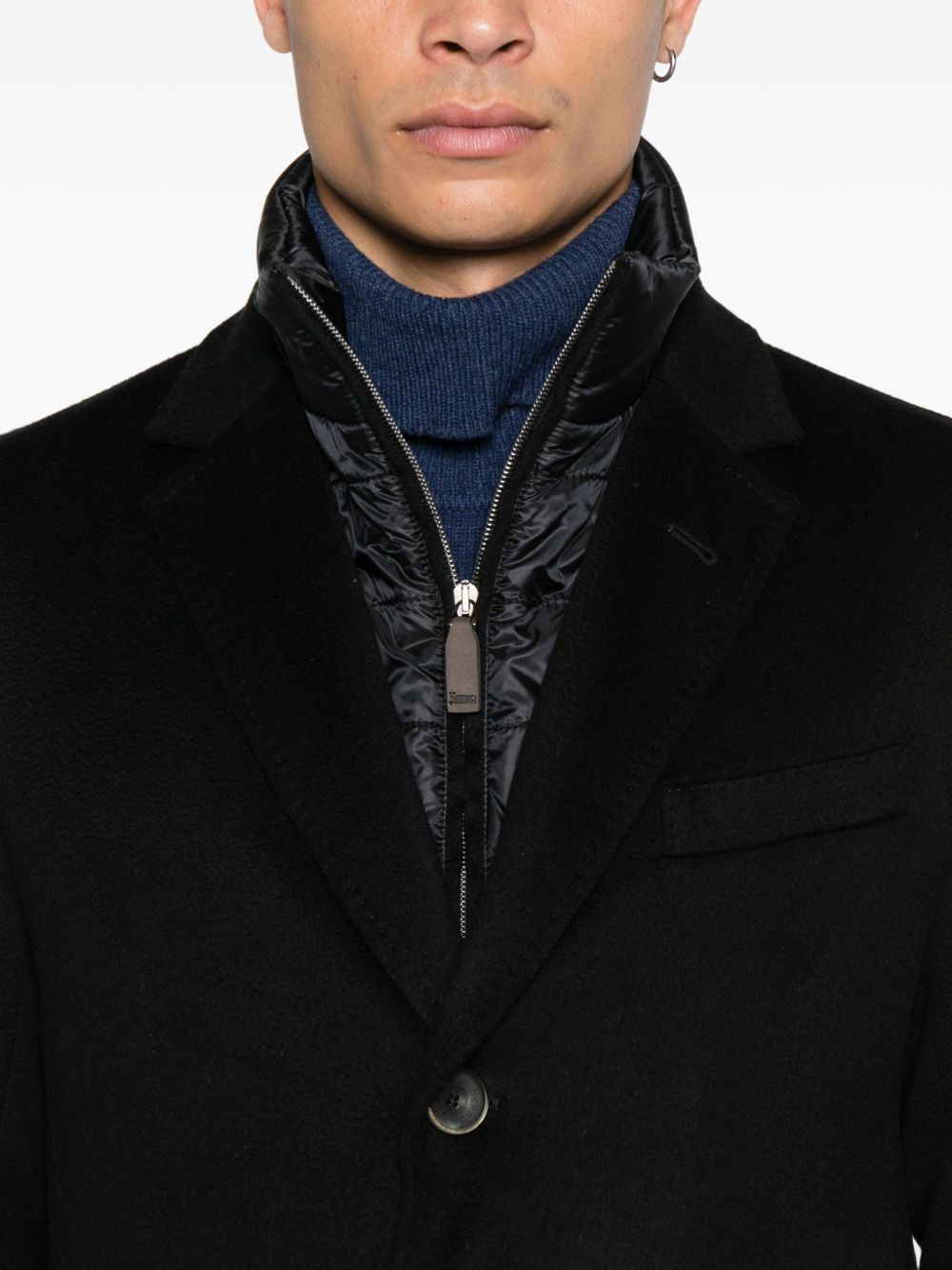 detachable-liner button coat - 5