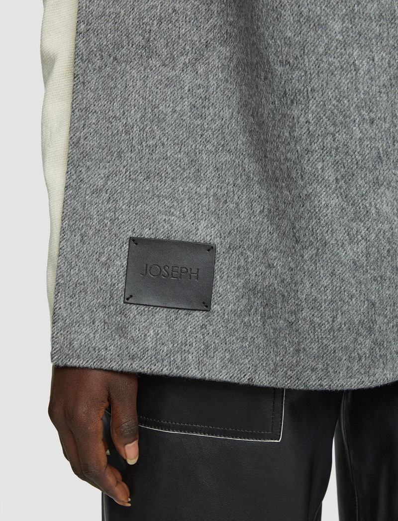 Double Face Wool Colourblock Scarf 4