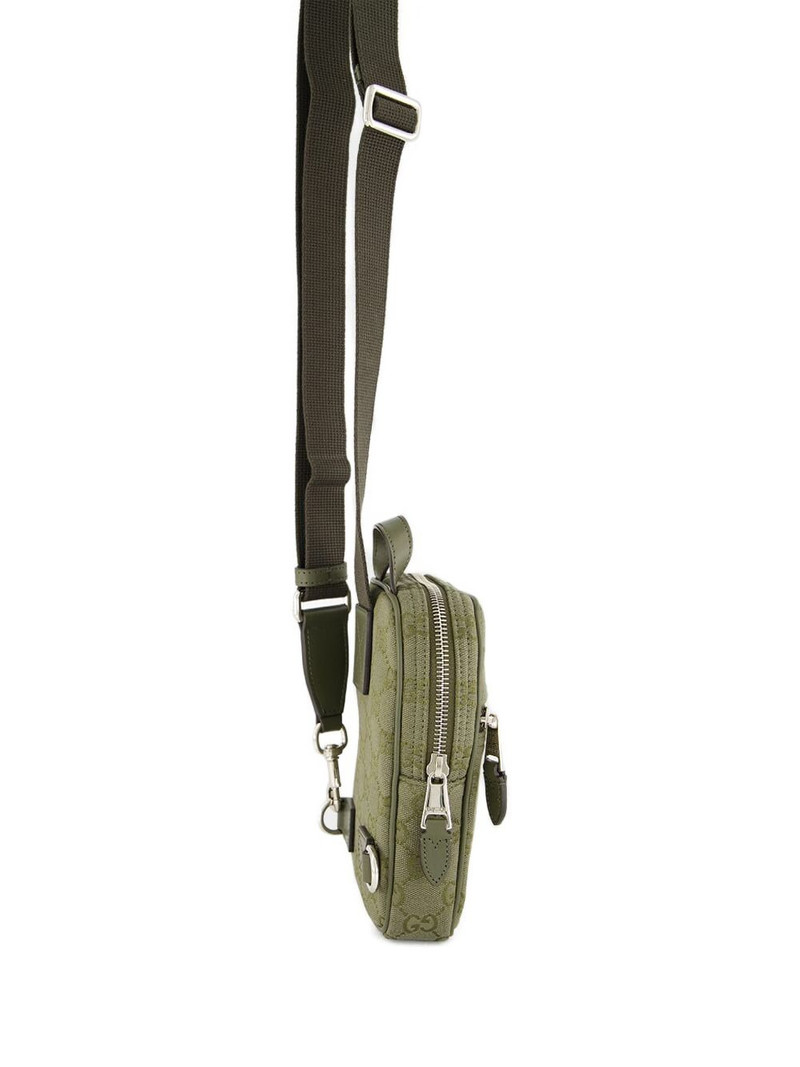 GG monogram canvas shoulder bag 4