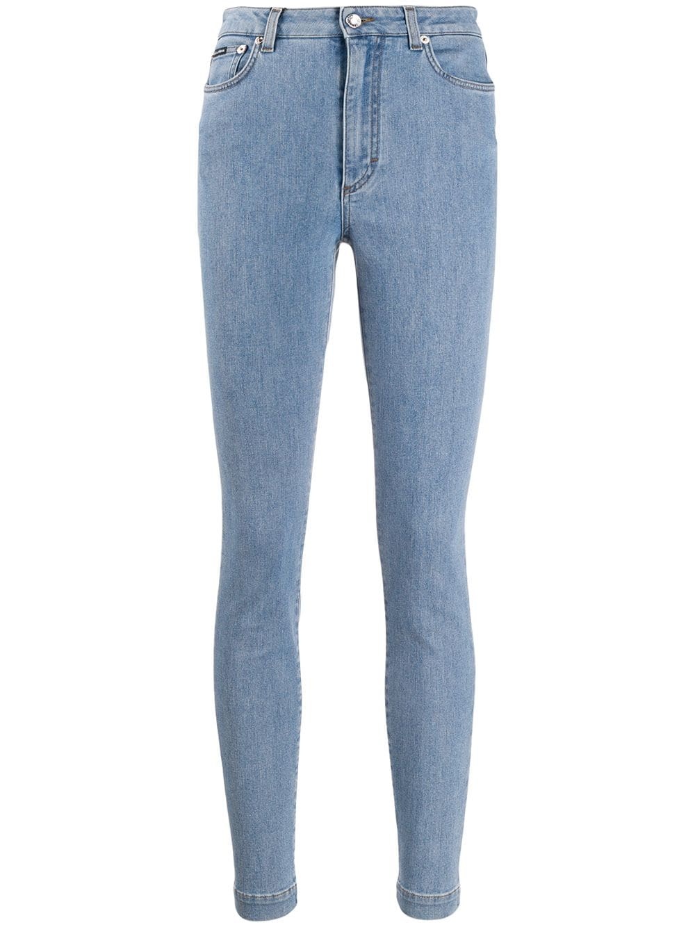 high-rise skinny jeans - 1