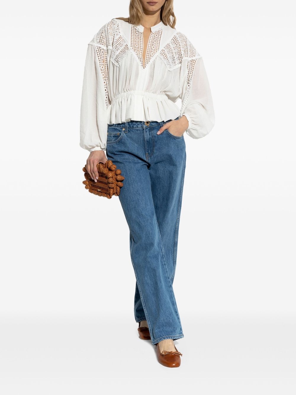 wide-leg jeans - 2