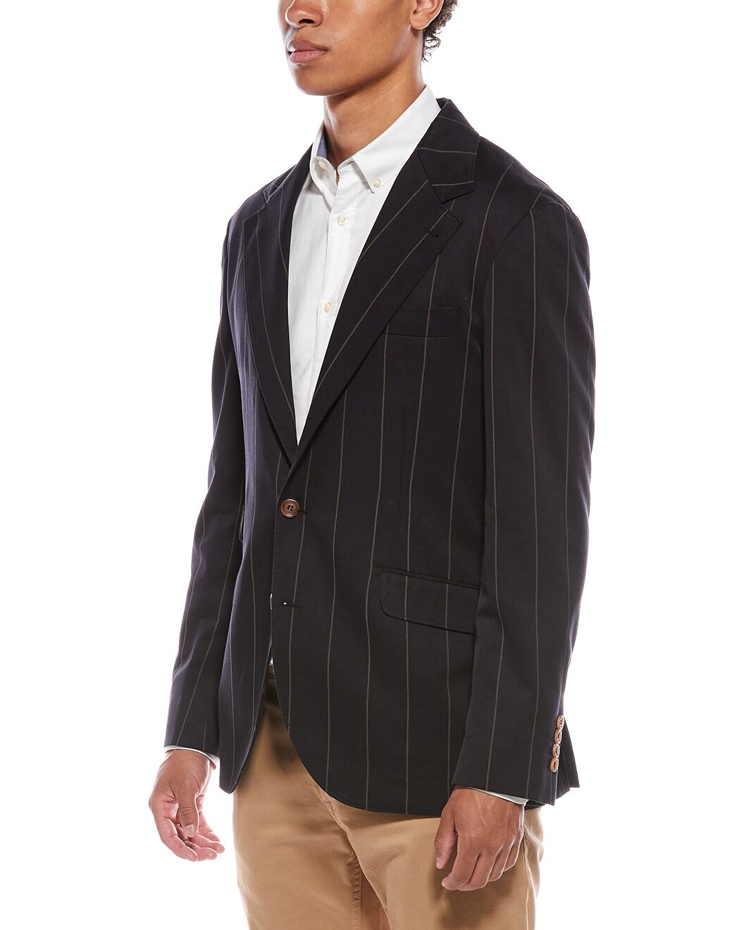Brunello Cucinelli Wool-Blend Blazer - 4
