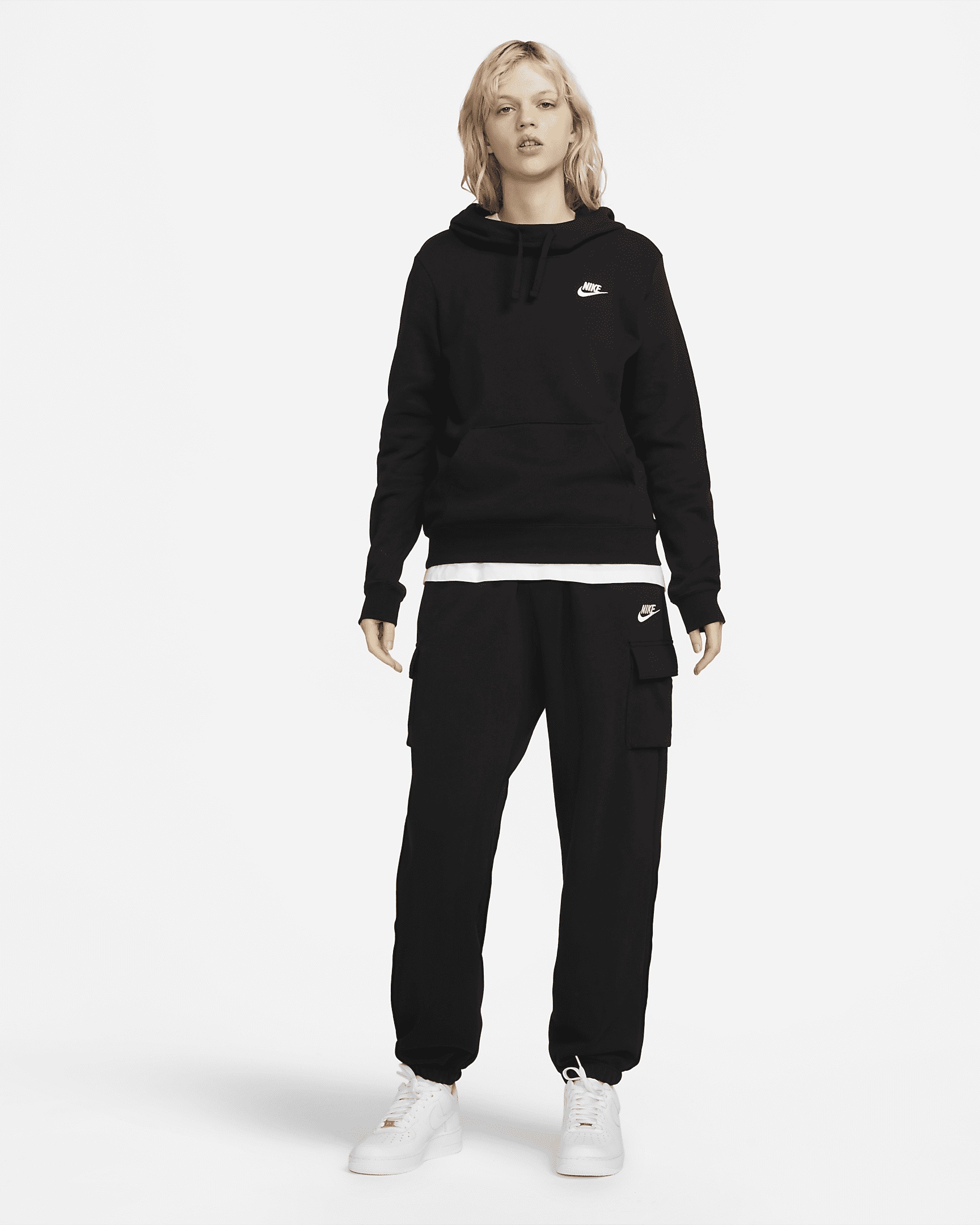 Nike Sportswear Club Fleece Women's Funnel-Neck Hoodie - 5