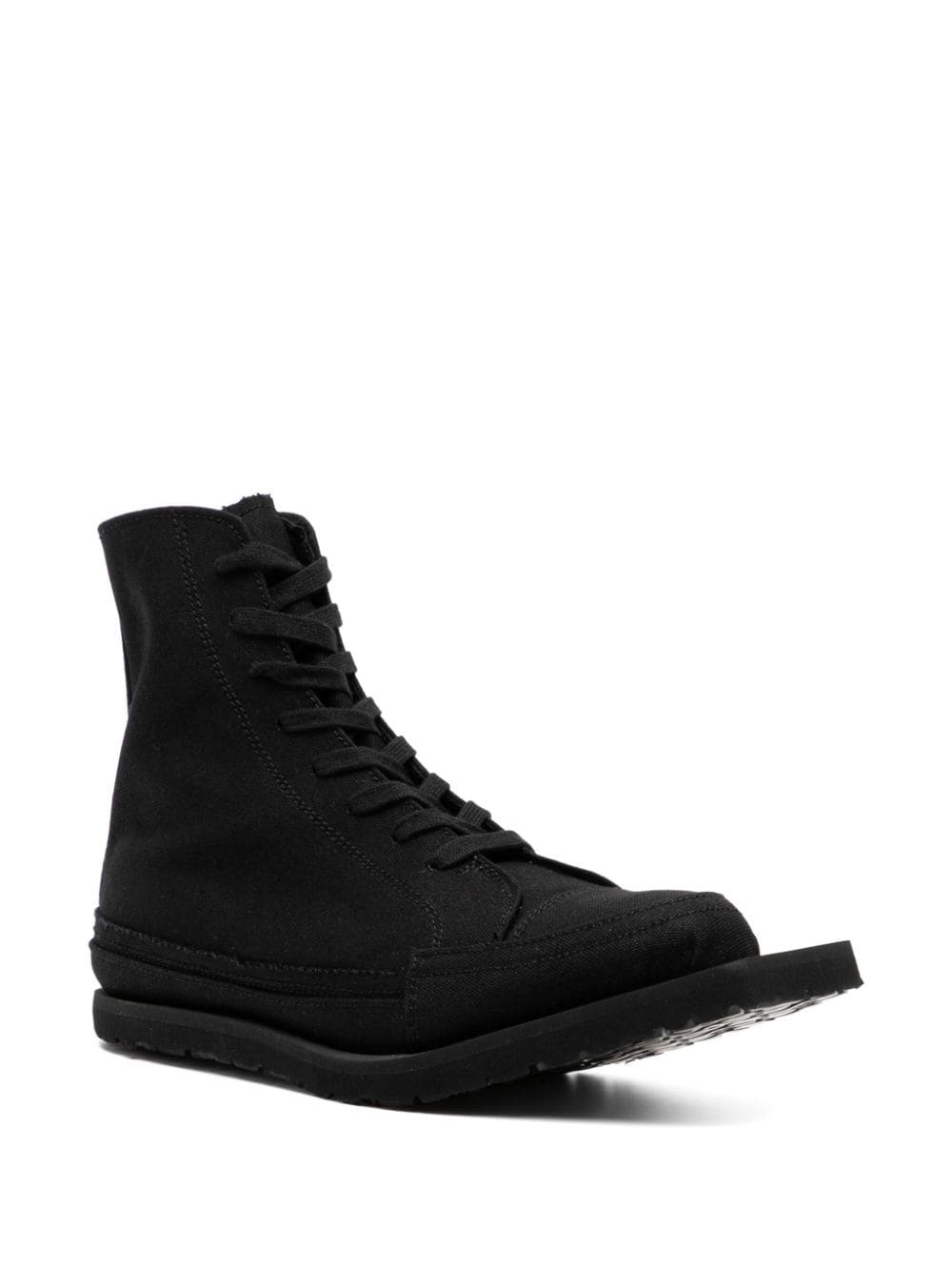 hi-top lace-up shoes - 2