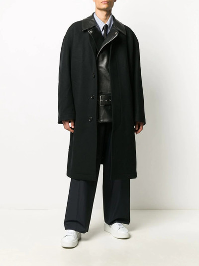 JUUN.J layered style oversized coat outlook