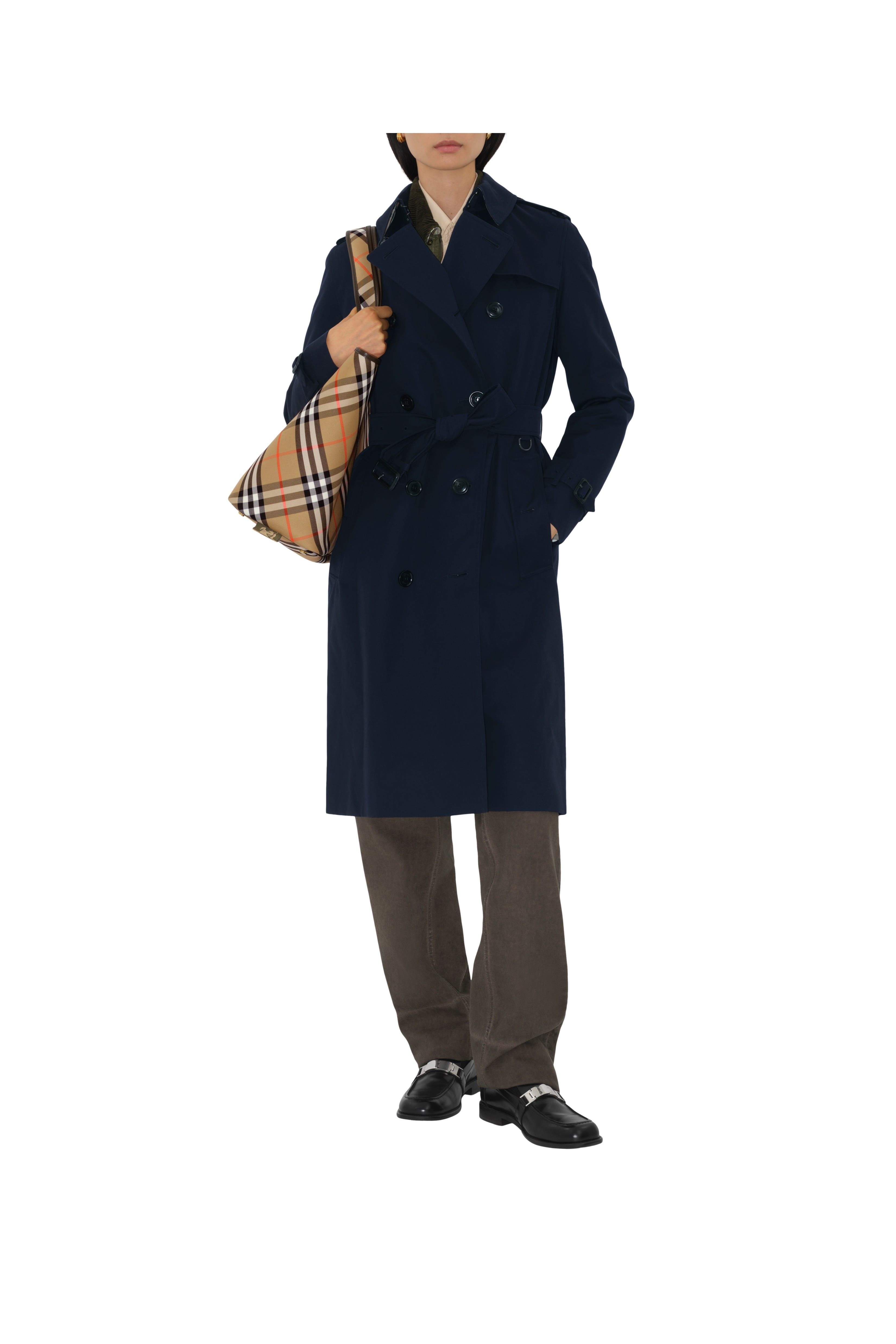 burberry Long Kensington Heritage Trench Coat in Coal Blue at Nordstrom - 7