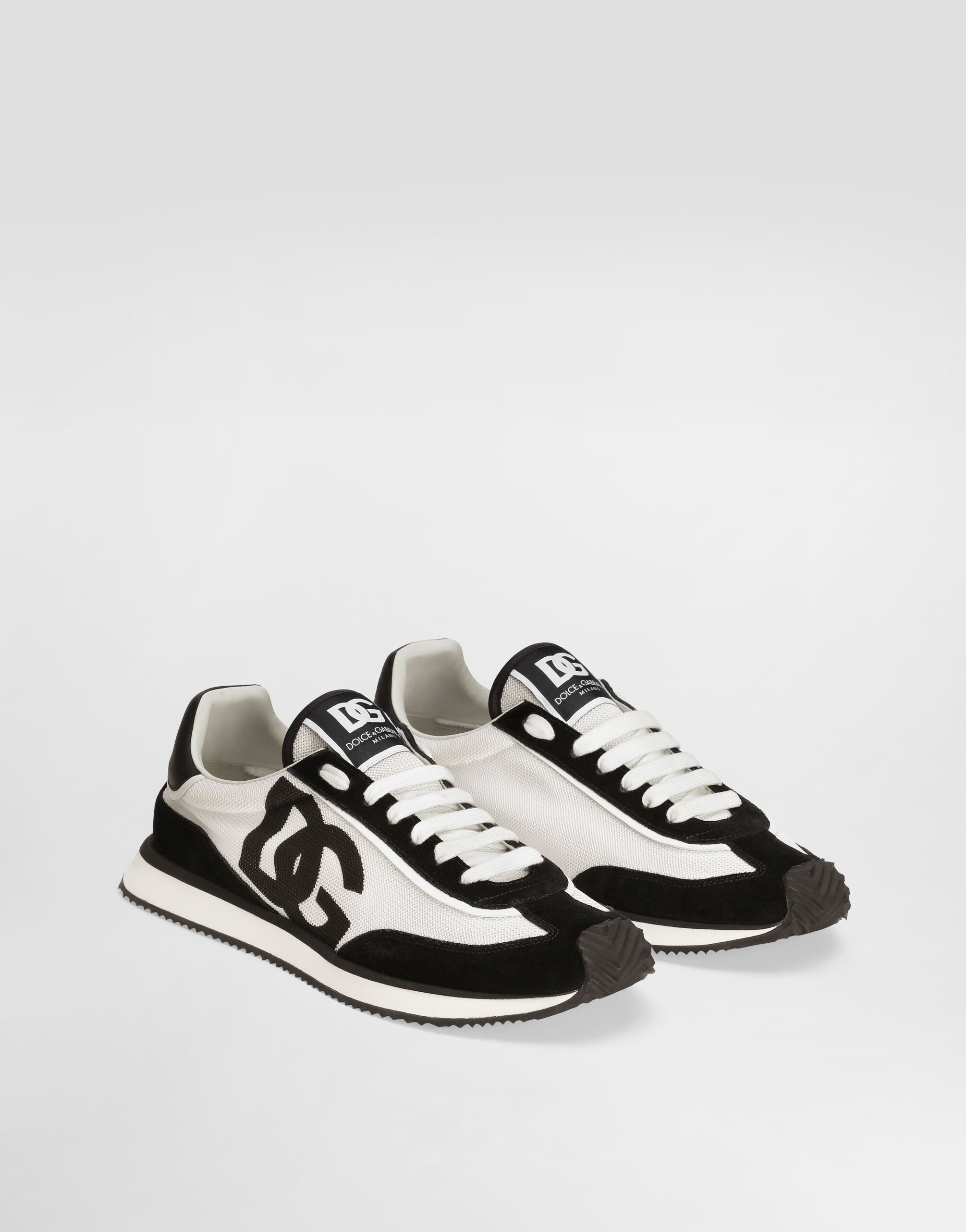 Mixed-material DG CUSHION sneakers - 2