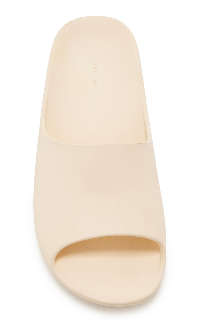 The Row Ama Foam Slide Sandals white outlook