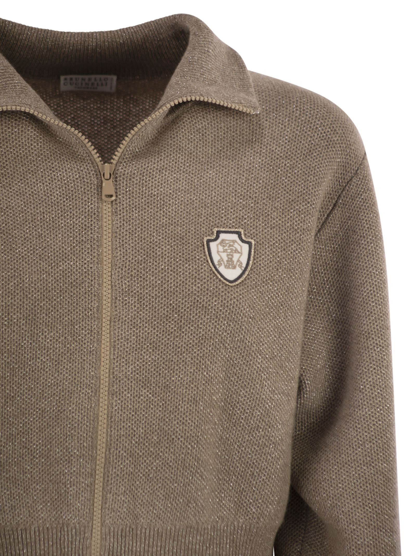 Brunello Cucinelli Women Cashmere Sweatshirt-Style Cardigan - 4