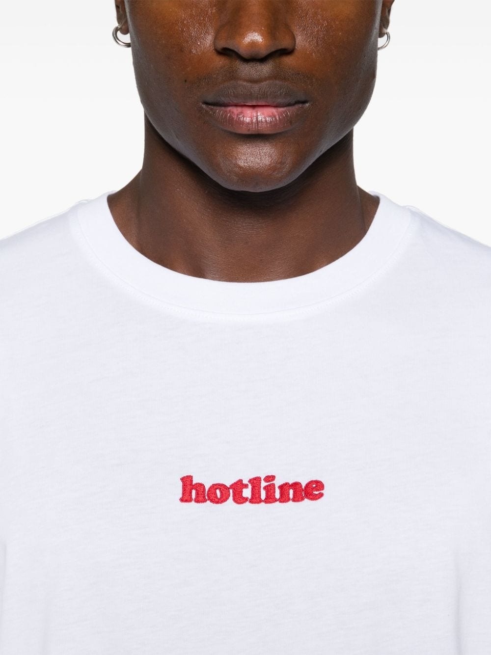 embroidered-motif T-shirt - 5