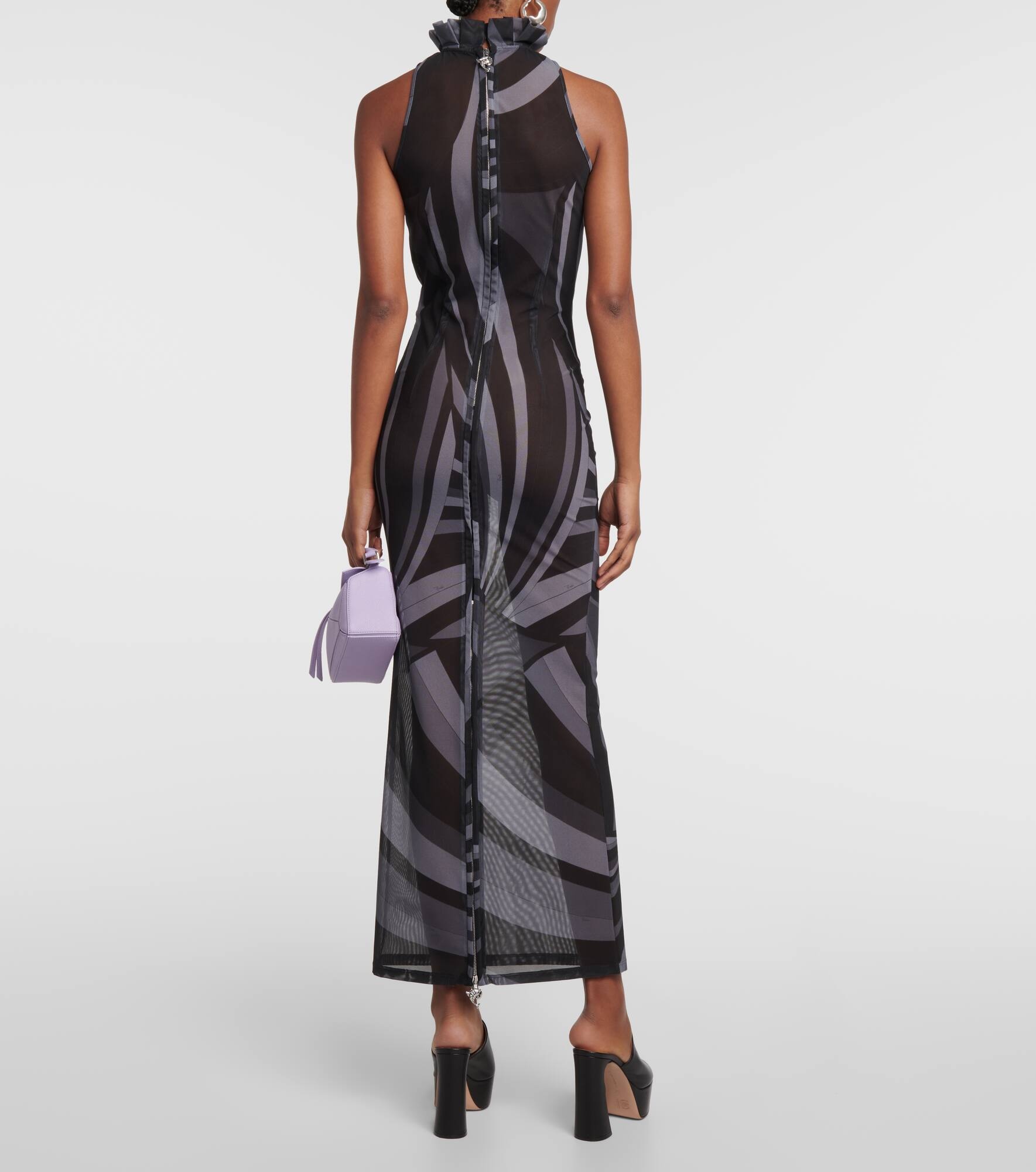 Iride mesh maxi dress - 3