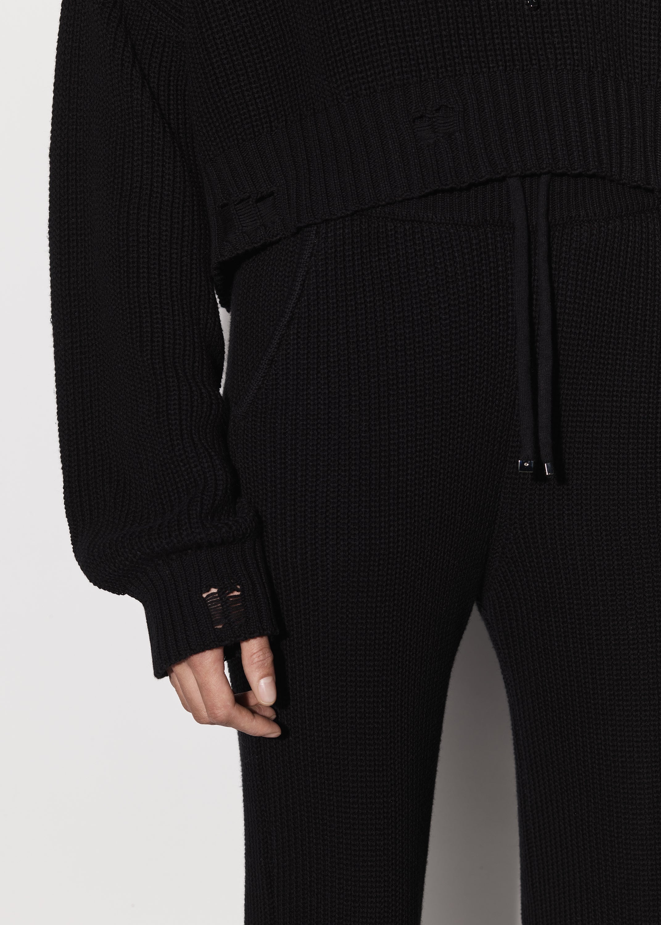RIB SWEATPANTS - 6