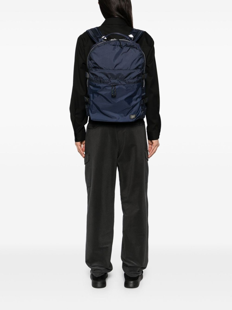 PORTER logo-patch backpack outlook