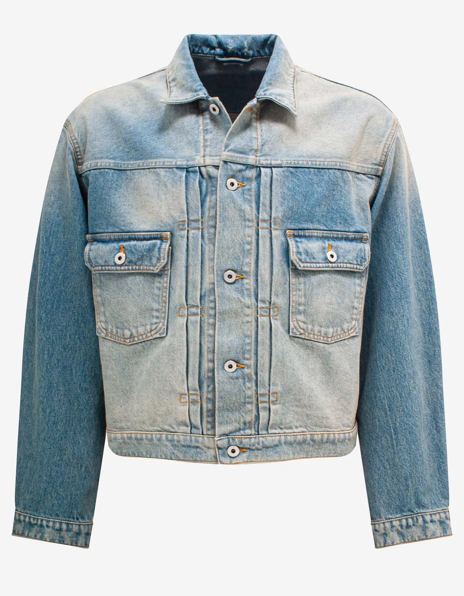 Kenzo Blue Stonewash Denim Jacket - 1