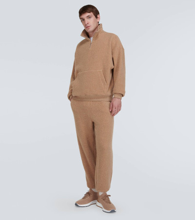Loro Piana Cashmere, cotton and wool half-zip sweater outlook