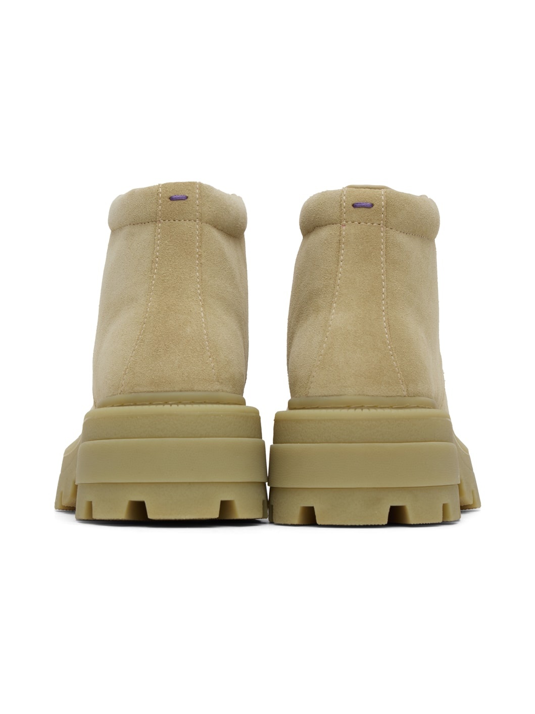 Tan Tribeca Lace-Up Boots - 2