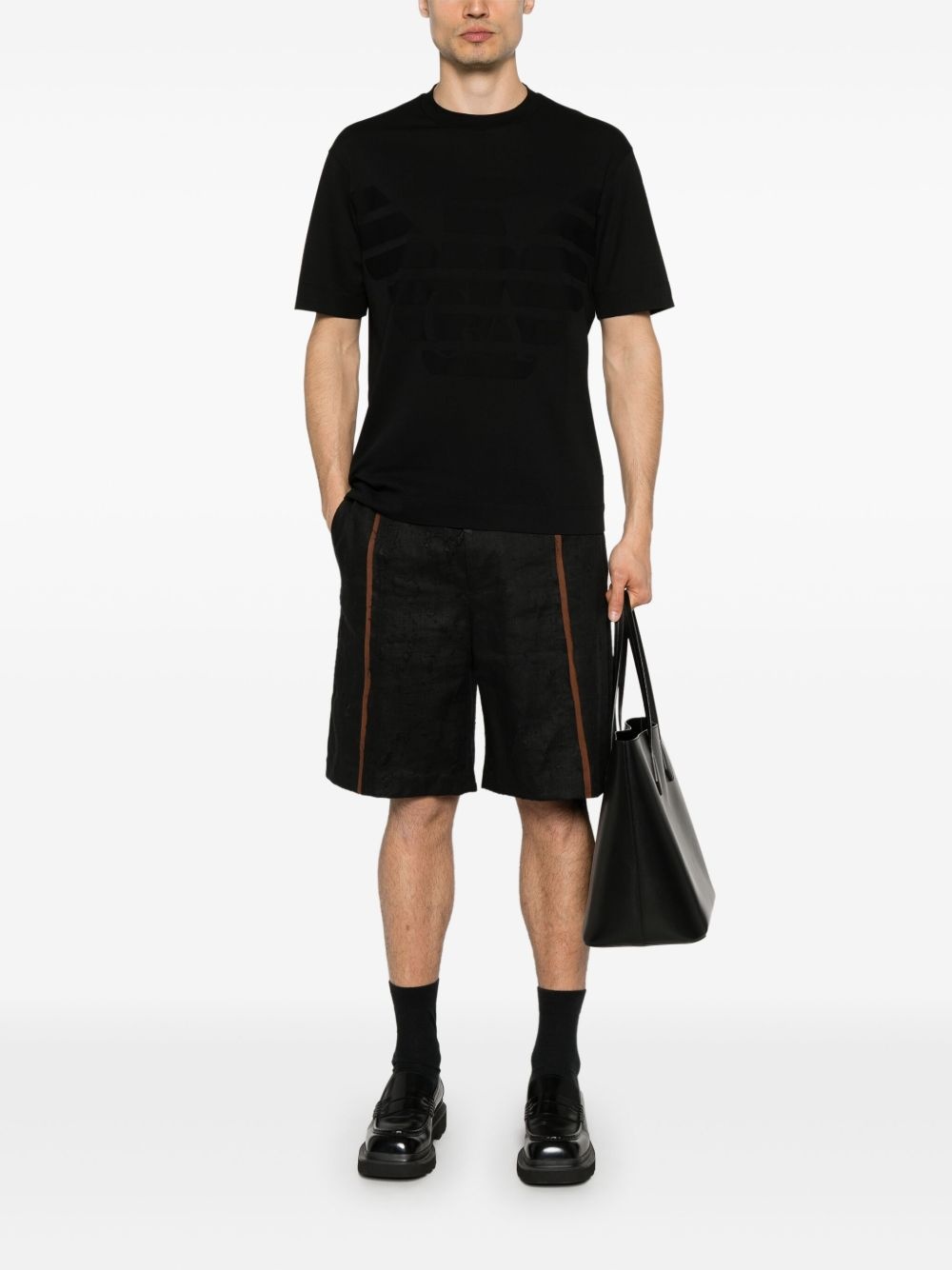logo-print cotton T-shirt - 2