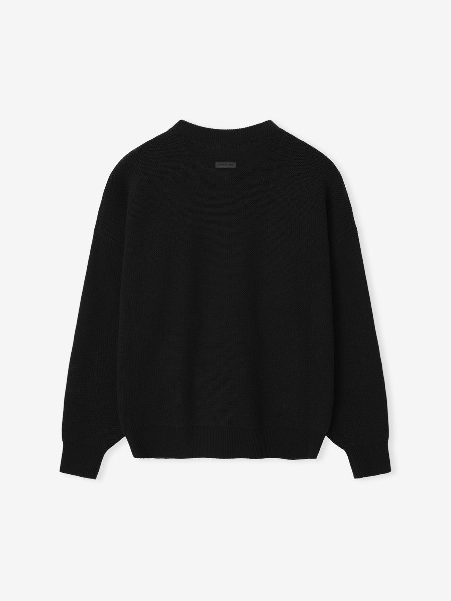 Wool Rib Crewneck Sweater - 2