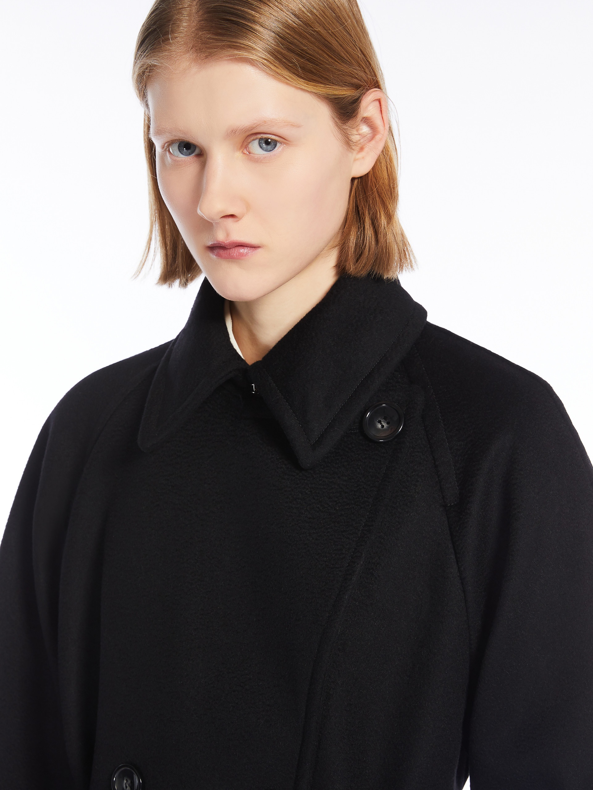 LEANDRO Double-breasted pure wool coat - 5