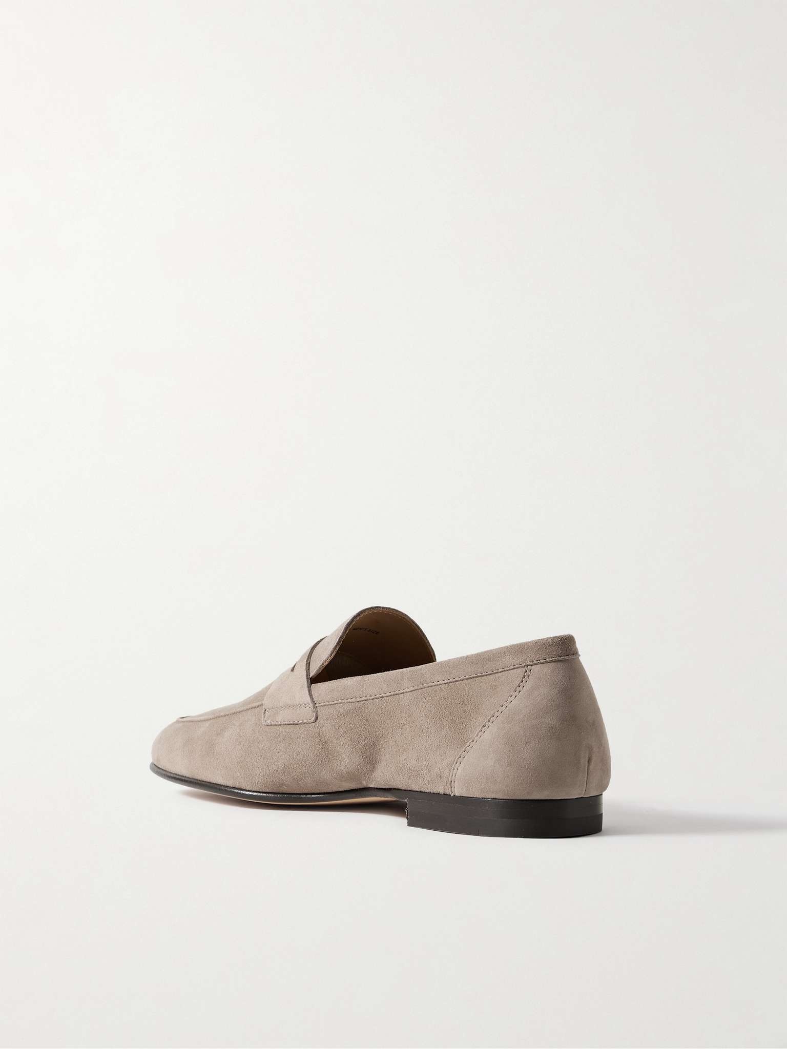 Suede Penny Loafers - 4