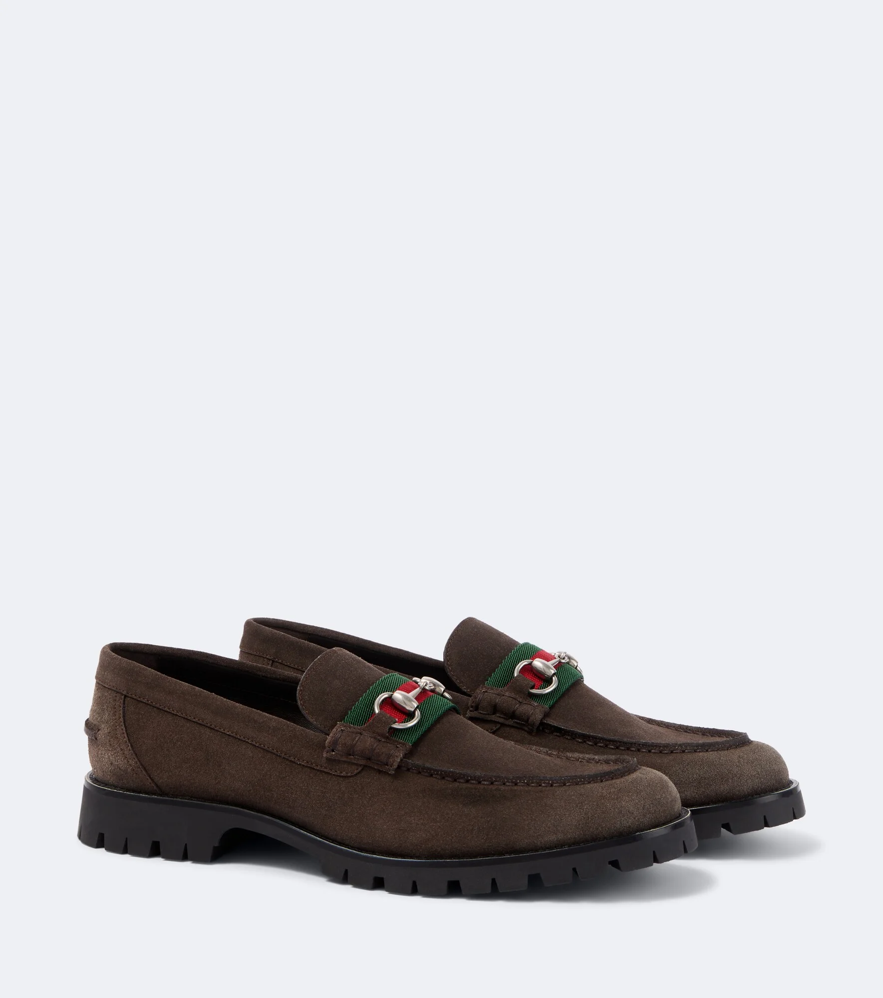 Horsebit suede loafers - 1
