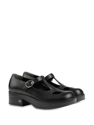 GUCCI block-heel Mary Jane pumps outlook