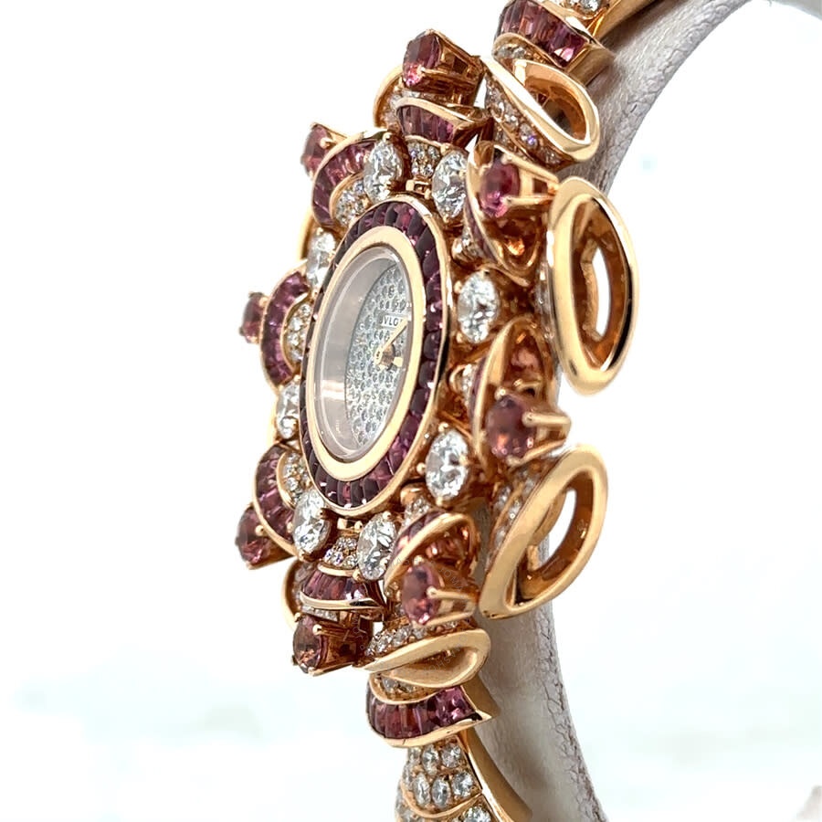 Pre-owned Bvlgari Diva'S Dream Quartz Diamond Ladies Watch 102562 - 4