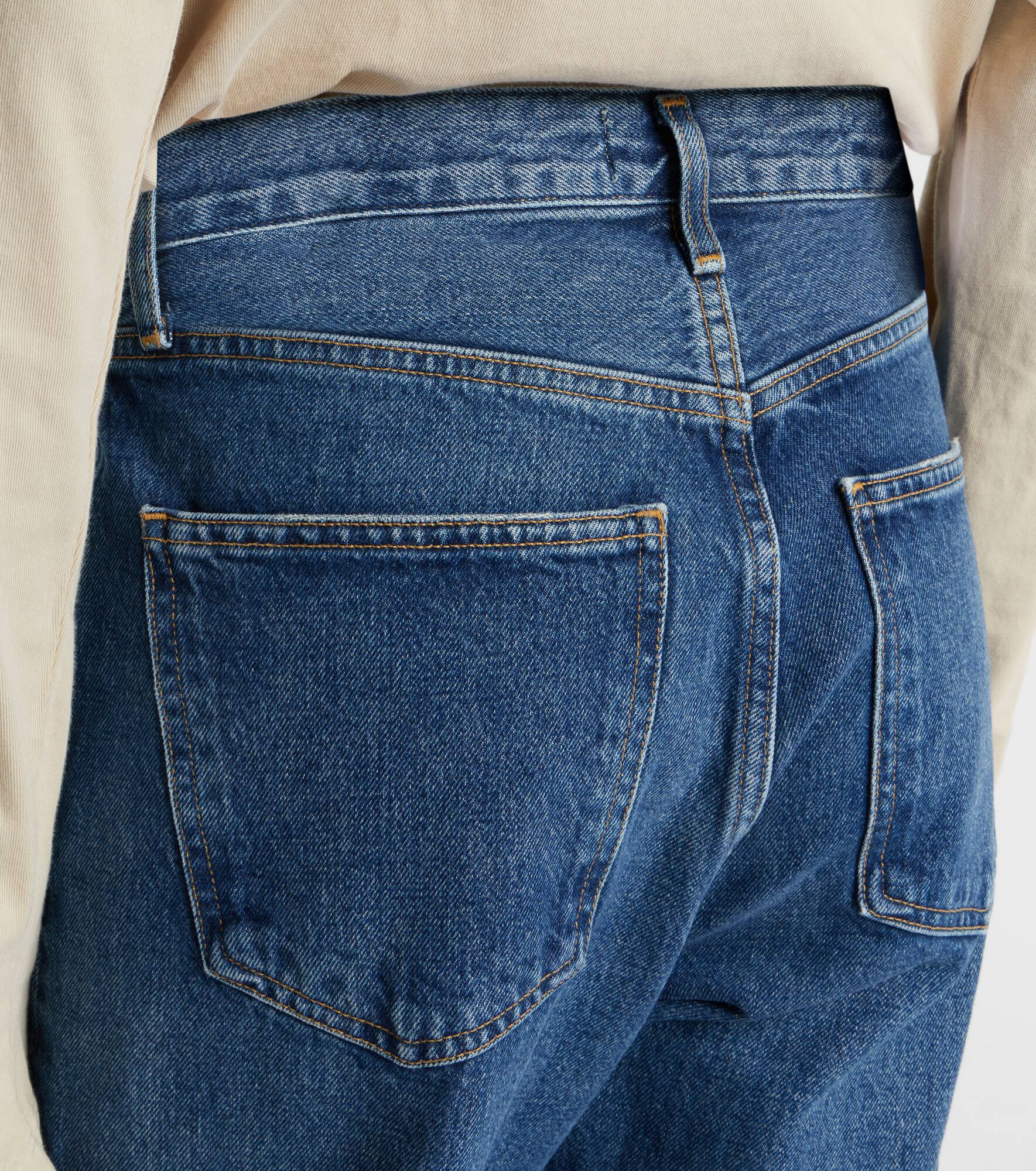 ‘90s mid-rise straight jeans - 6