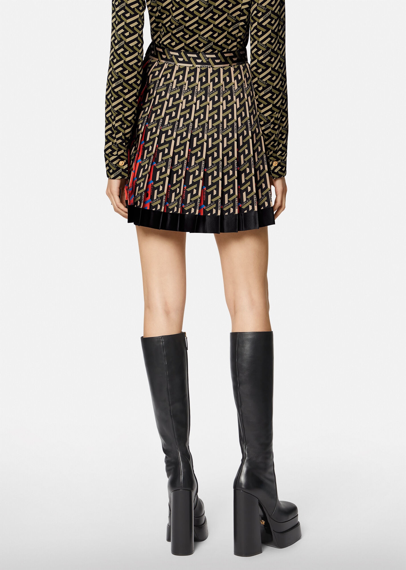 La Greca Pleated Skirt - 3