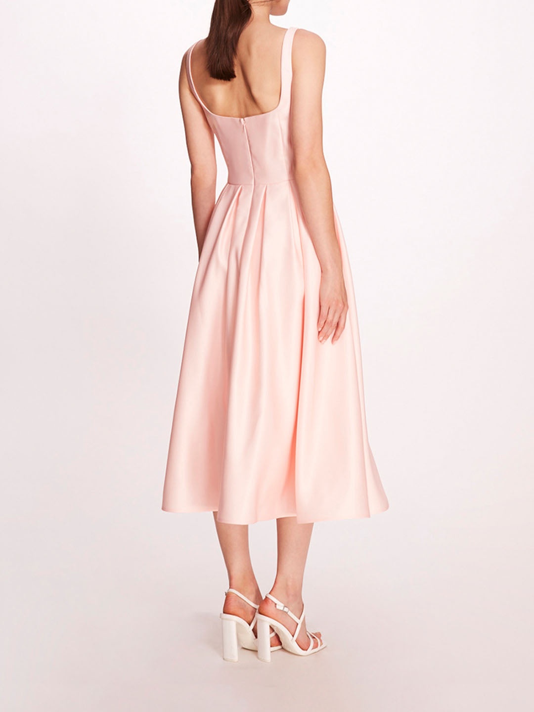 DUCHESS SATIN MIDI DRESS - 2