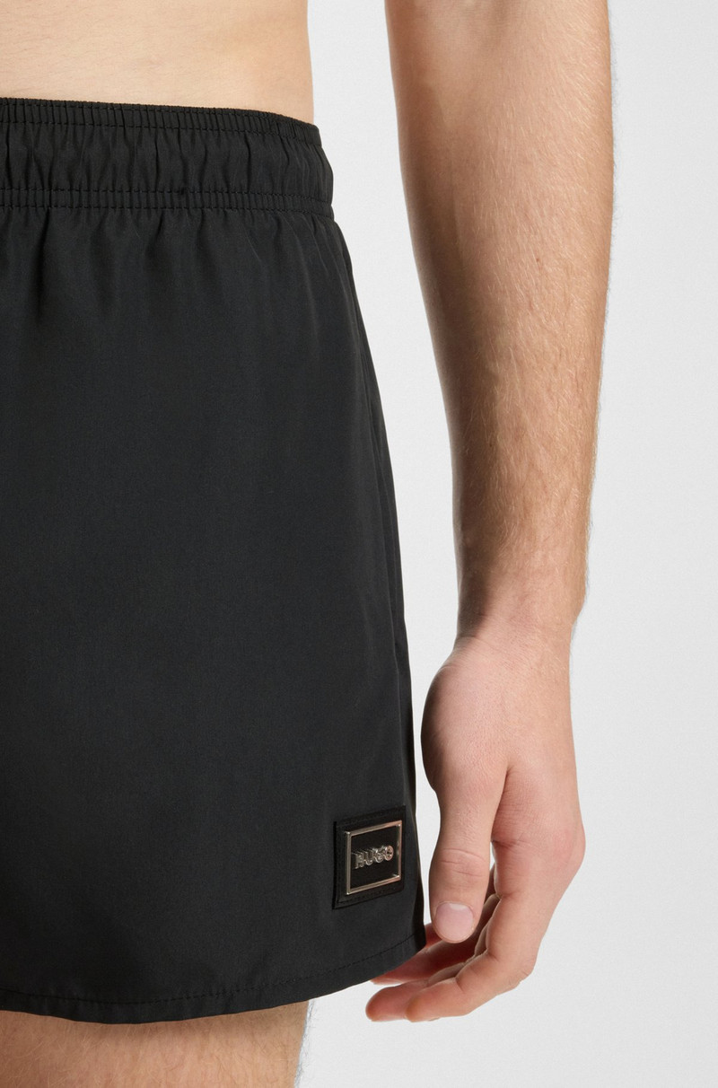 LOGO DETAIL을 가진 가득 차있는 SWIM SHORTS 3