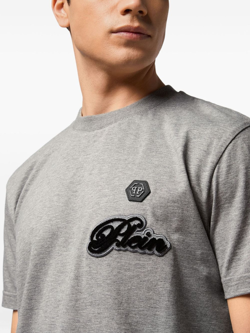 logo-embroidered T-shirt 4