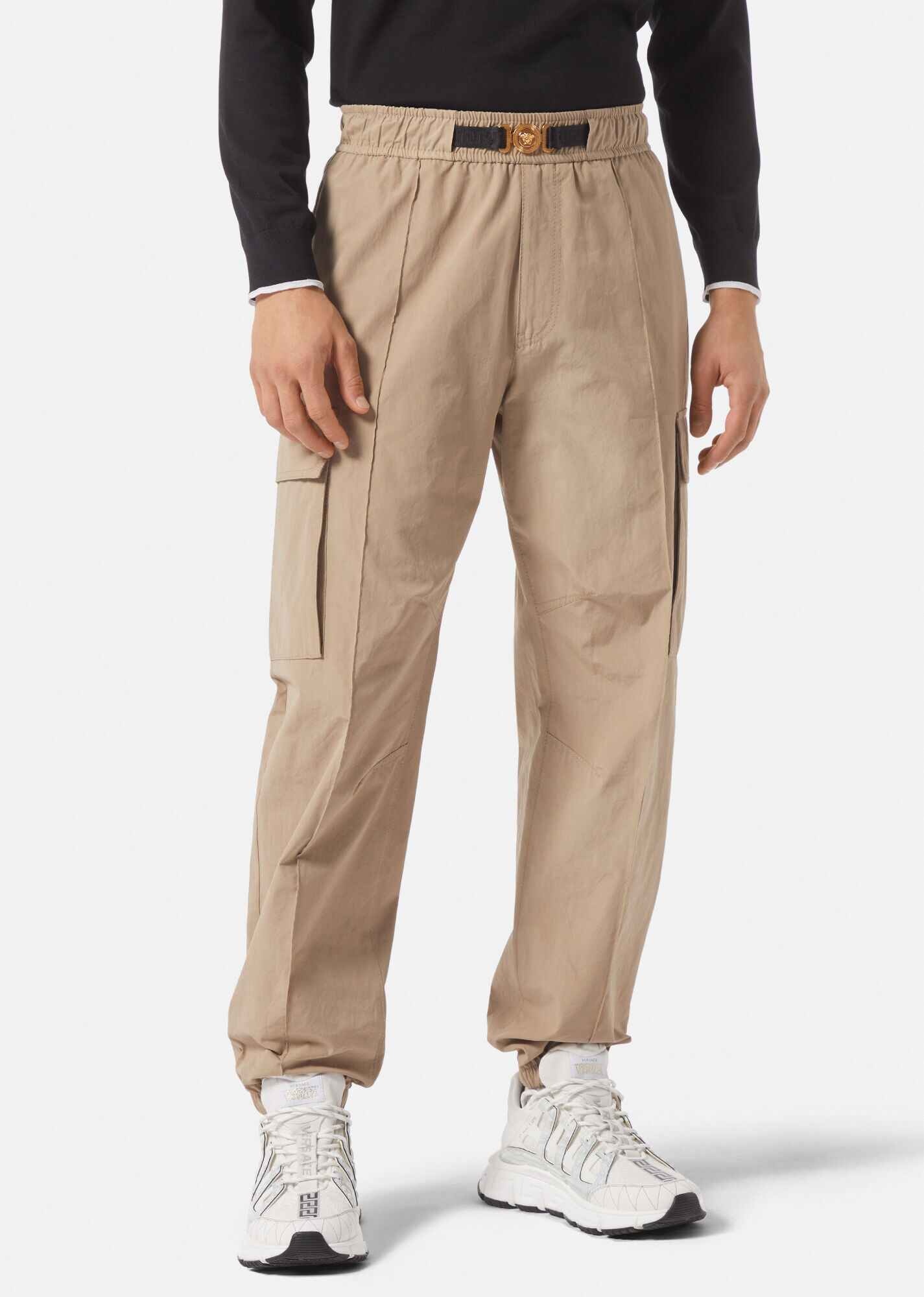 Medusa Greca Cargo Pants - 3