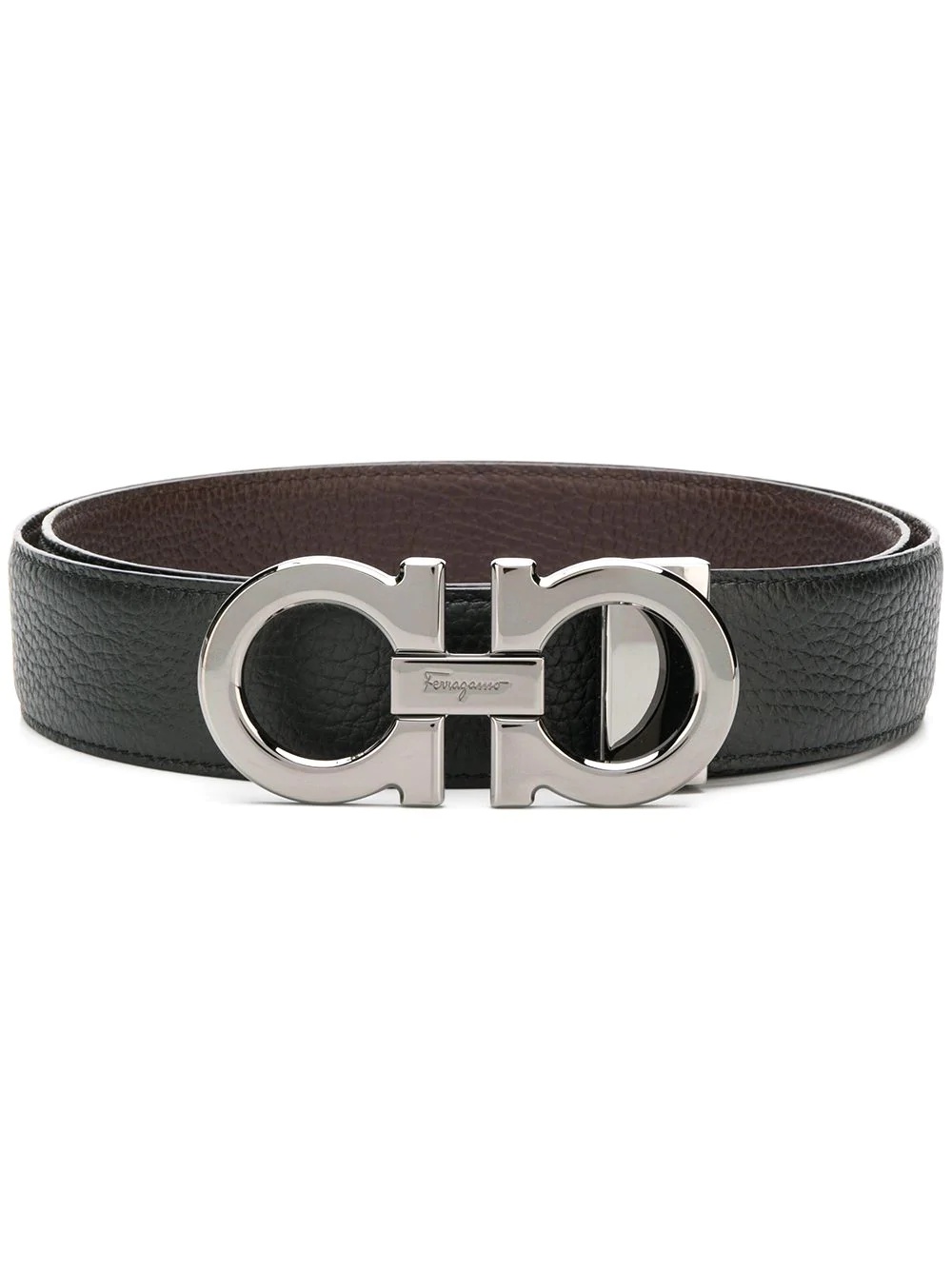 Gancini leather belt - 1