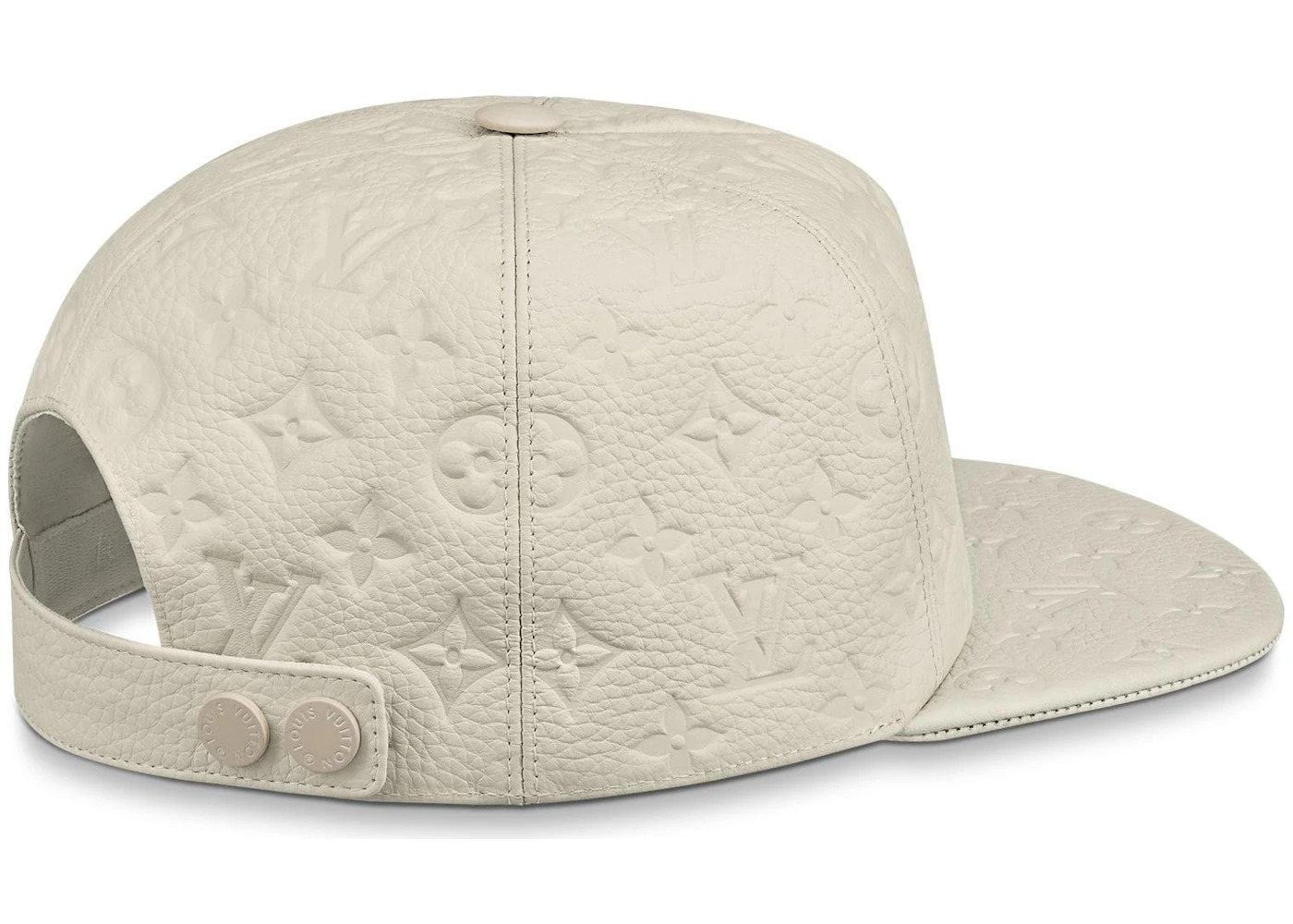 Louis Vuitton 1.0 Cap Embossed Monogram Leather White - 2