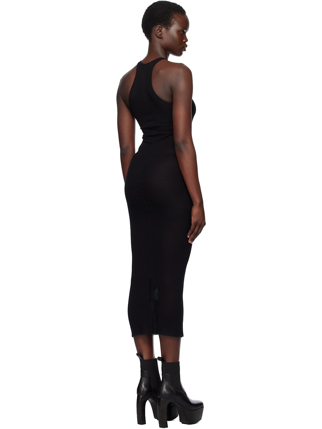 Black Hollywood Tank Maxi Dress - 3