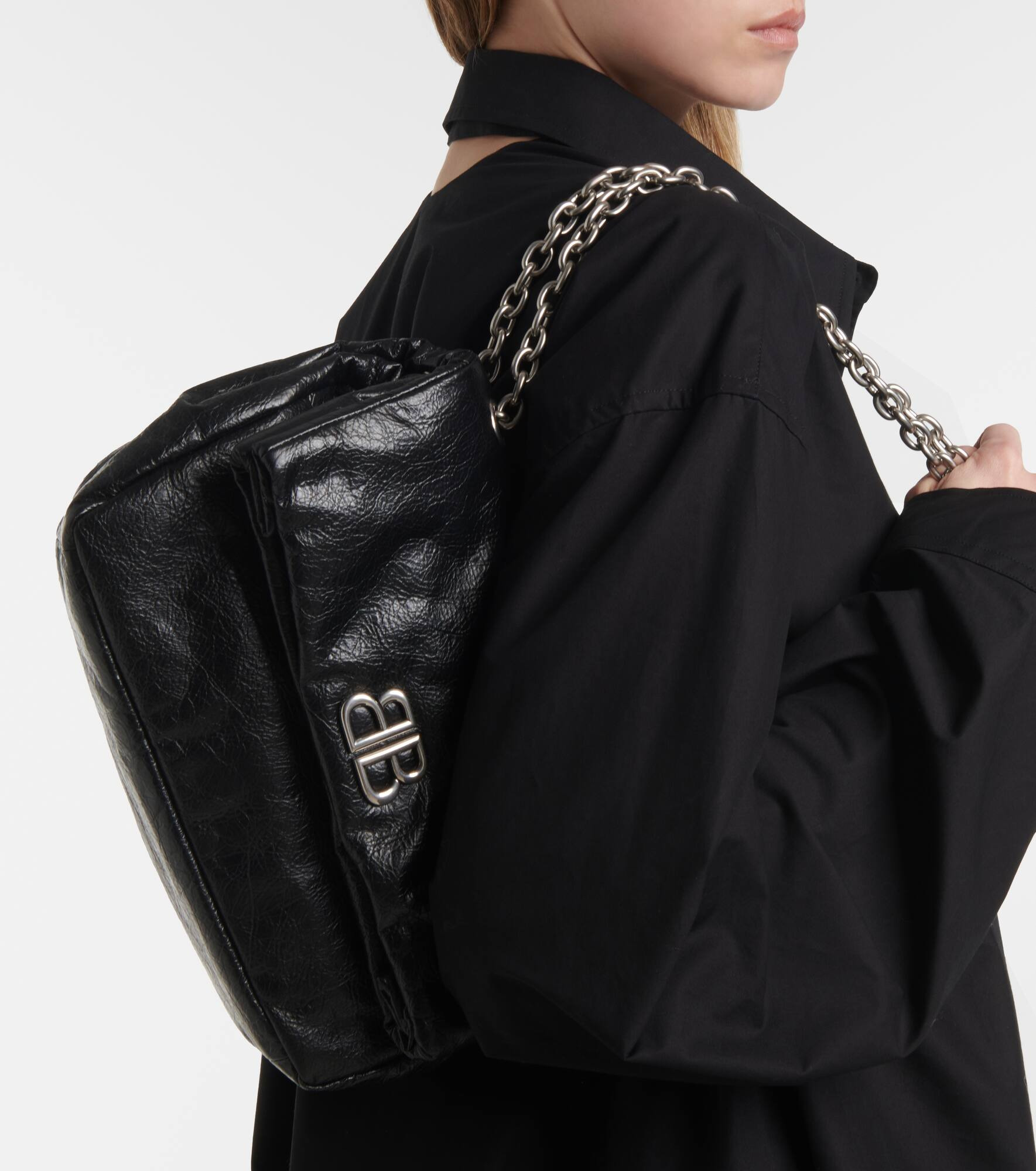 Monaco Medium leather shoulder bag - 6