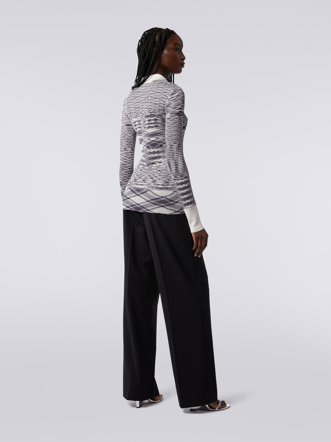 Ribbed slub viscose shirt - 4
