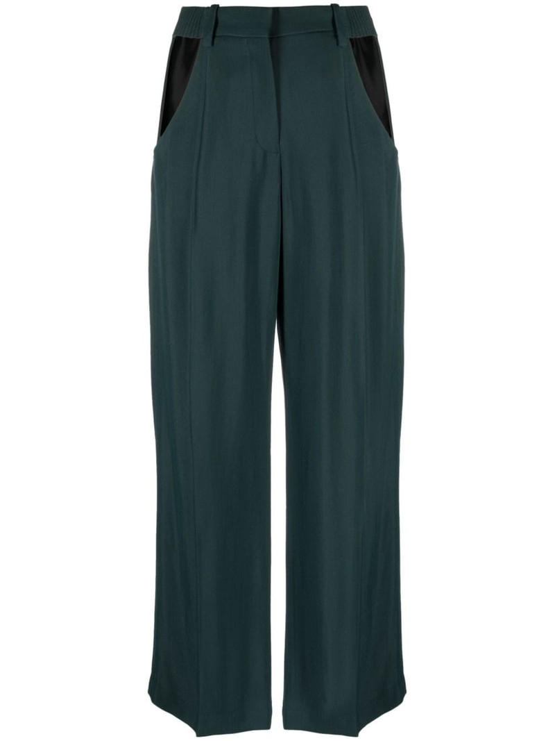 cut-out wide-leg trousers 1